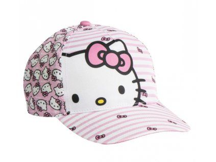 Kšiltovka Hello Kitty světle růžová 53cm