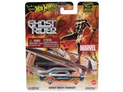 Hot Wheels Premium Pop Culture Marvel Ghost Rider Charger