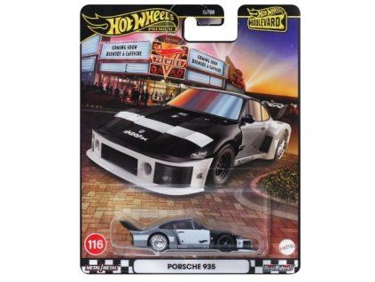 Hot Wheels Premium Boulevard Porsche 935 černobílé