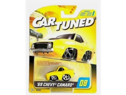 Auto Cartuned 1969 Chevy Camaro Yellow