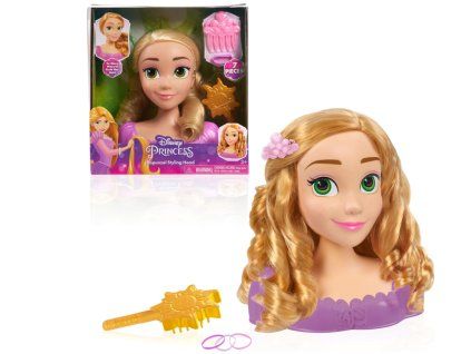 Malá česací hlava Disney Princess Locika