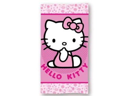 Osuška Hello Kitty růžová