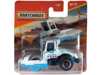 Matchbox Road Roller bílý