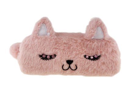 Penál Fluffy Cat Pink