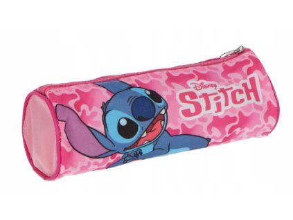 Kulatý penál Disney Stitch růžový
