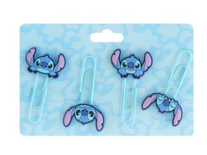 Kancelářské sponky Disney Stitch 4ks