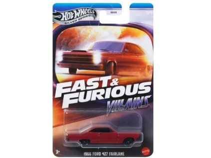 Hot Wheels Silver Series Fast and Furious Villains 1966 Ford 4Z7 Fairlane