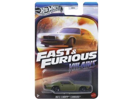Hot Wheels Silver Series Fast and Furious Villains 1973 Chevy Camaro