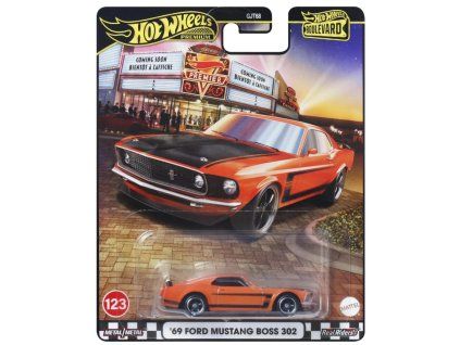Hot Wheels Premium Boulevard 69 Ford Mustang Boss 302