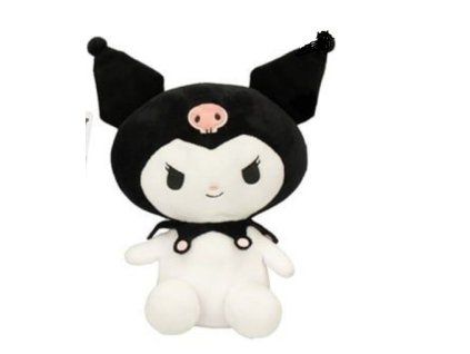 Plyšák Hello Kitty Kuromi černá 23cm
