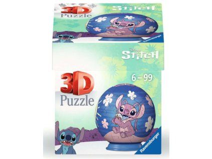 Puzzle 3D Disney Stitch Angel 54dílků