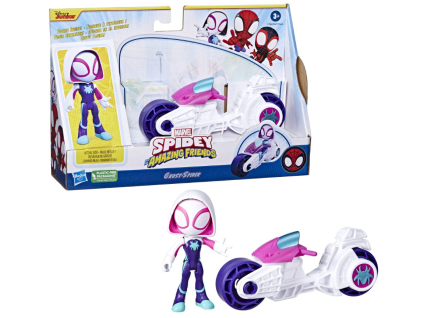 Figurka s motorkou Spidey a jeho úžasní přátelé Ghostspider