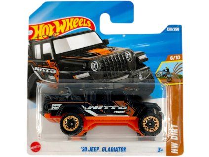 Hot Wheels 20 Jeep Gladiator černý