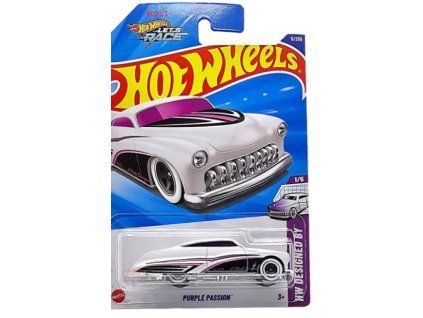 Hot Wheels Netflix Lets Race Purple Passion bílé