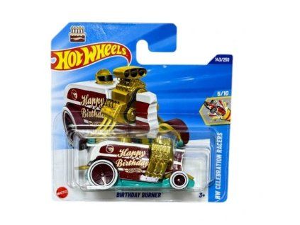 Hot Wheels Birthday Burner bílý