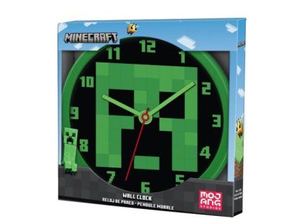 Nástěnné hodiny Minecraft