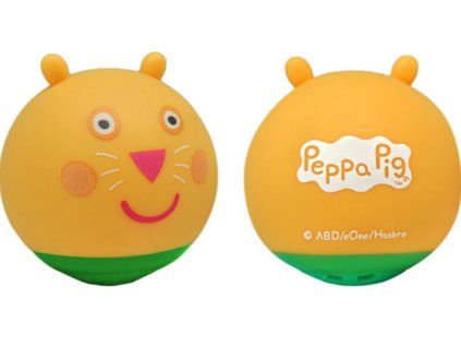 Dětský chrastící míček Prasátko Peppa Kočička