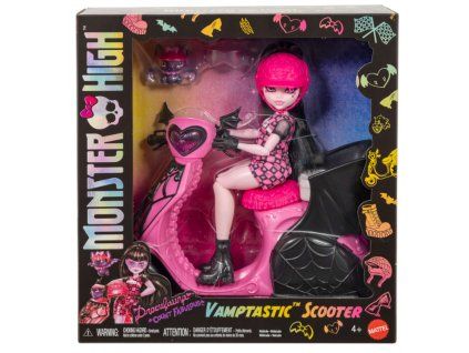 Panenka Monster High Daculaura a skútr