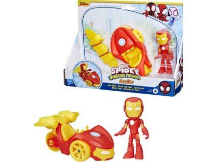 Figurka Spidey a jeho úžasní přátelé Iron Man s vozidlem