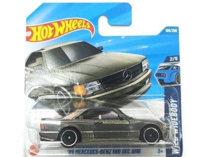 Hot Wheels 89 Mercedes Benz 560 SEC AMG stříbrný