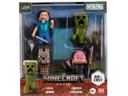 Figurky Minecraft film 4ks 6cm