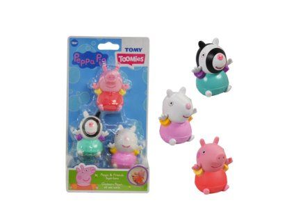 Hračky do vody Prasátko Peppa 3ks1