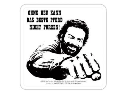 Podtácek Bud Spencer Faust Pferd 10x10cm