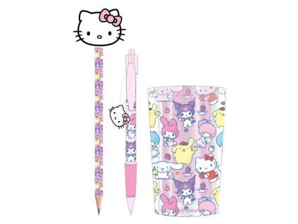 Stojan na tužky Hello Kitty and friends s příslušenstvím 3ks