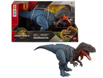 Figurka Jurský svět Rebirth Wild Roar Abelisaurus se zvukem 12cm