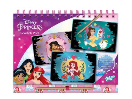 Vyškrabovací omalovánky Disney Princess