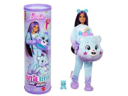 Barbie Cutie Reveal Carebears modrý