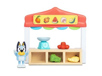 Hrací set Bluey Farmářský trh s figurkou