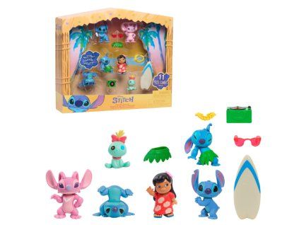 Sada figurek Disney Stitch 6ks