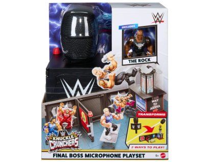 Sada WWE Knuckle Crunchers s mikrofonem