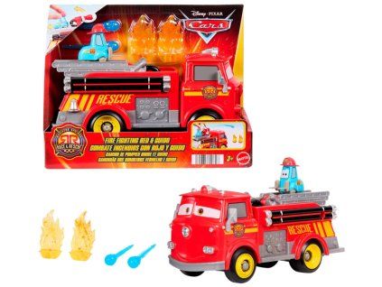 Disney Cars Race and Rescue Fire Fighting Red and Guido