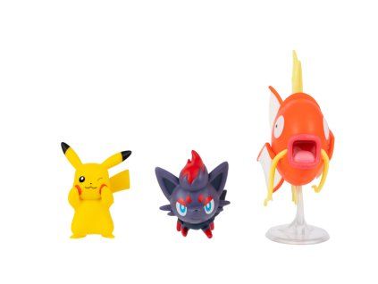 Figurky Pokémon Battle Pikachu, Magikarp and Zorua