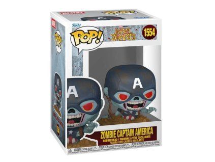 Funko Pop! 1554 Marvel Zombies Zombie Captain America