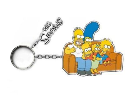 Klíčenka The Simpsons Rodina 12cm