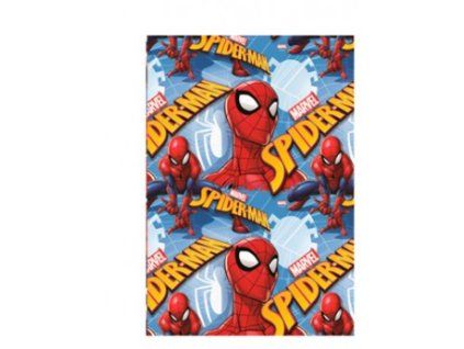 Balící papír Spider Man bledě modrý