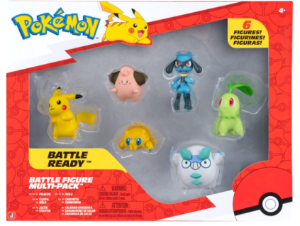 Set figurek Pokémon Battle Pikachu 6ks