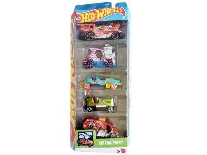 Hot Wheels 5ks angličáky Hw Fun Park