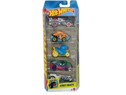 Hot Wheels 5ks angličáky Street Beasts