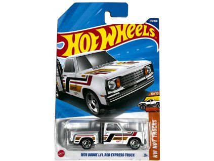 Hot Wheels 1978 Dodge Lil red Express Truck bílý