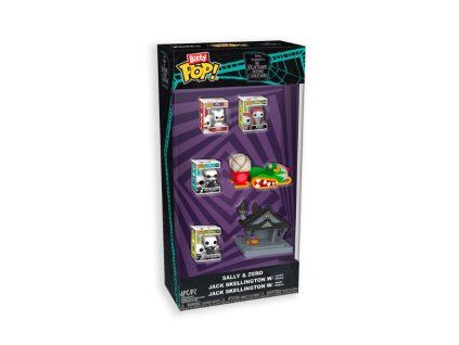 Funko Bitty Pop! Disney The Night Before Christmas Sally, Zero, Jack Skellington