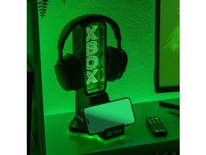 Stojan na sluchátka Xbox se světlem