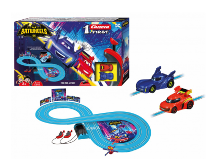 Autodráha Carrera First DC Batwheels