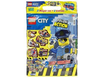 Časopis Lego City Police DE s figurkou