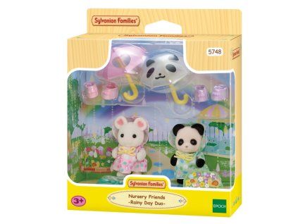 Sylvanian Families 5748 Procházka v dešti Baby Duo