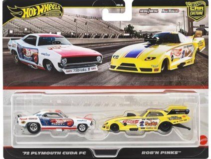 Hot Wheels Premium Car Culture 72 Plymouth Cuda FC RobN Pinks
