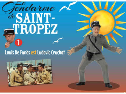 Soška Četník te Saint Tropez Ludovic Cruchot 10cm